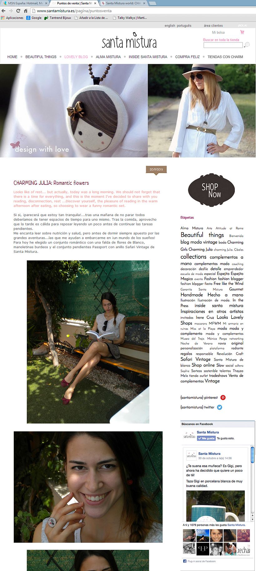 Web Design for Santa Mistura 1