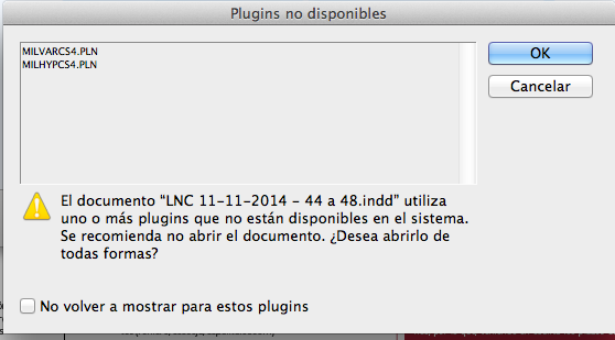 Problema con archivo de Milenium 1