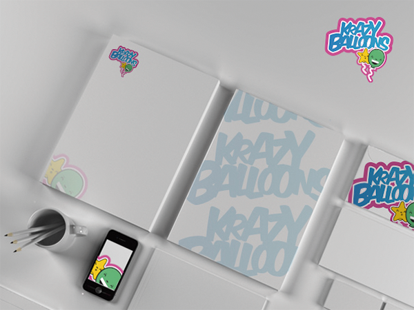 krazy balloons -  Branding en identiteit