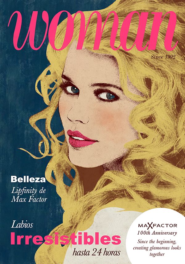 Max Factor 100th Anniversary :: Portadas ilustradas 7