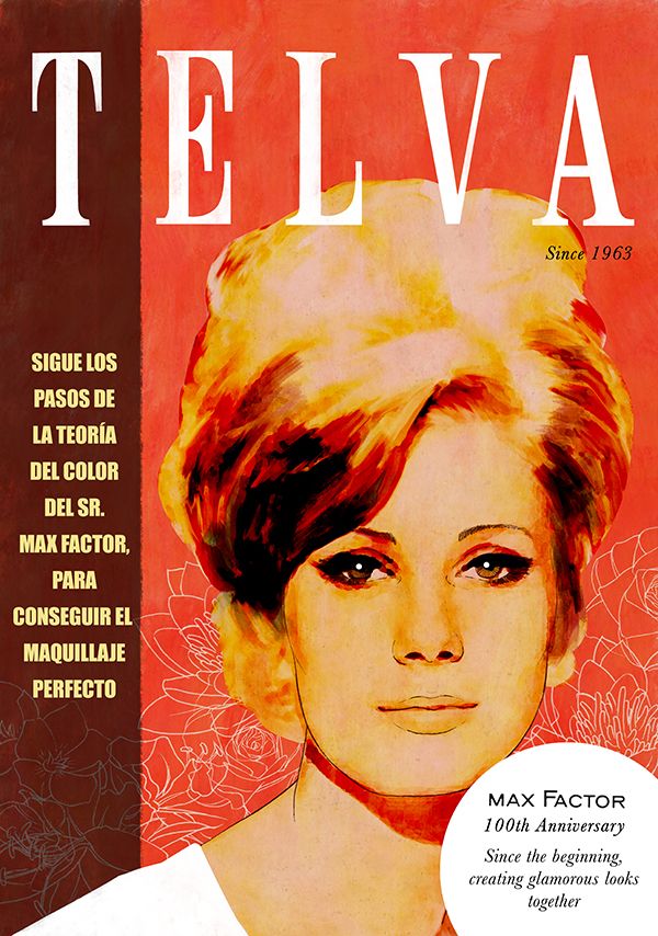 Max Factor 100th Anniversary :: Portadas ilustradas 6