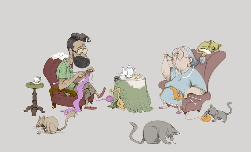 Hipster y Abuela 2