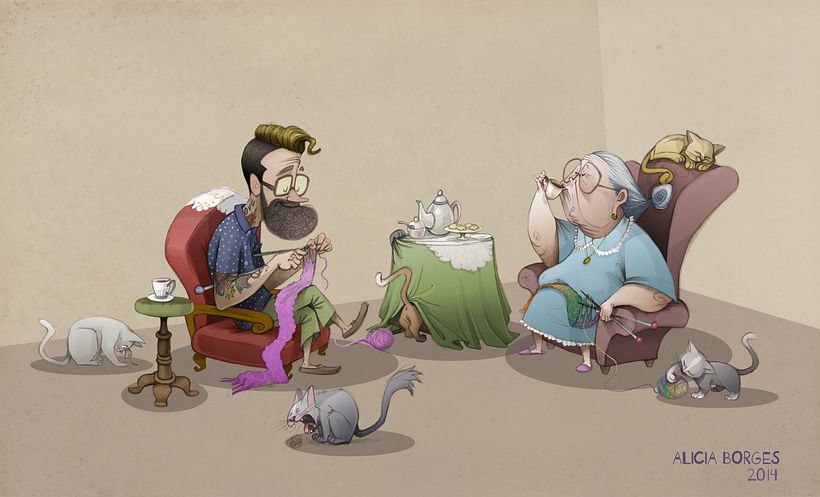 Hipster y Abuela 3