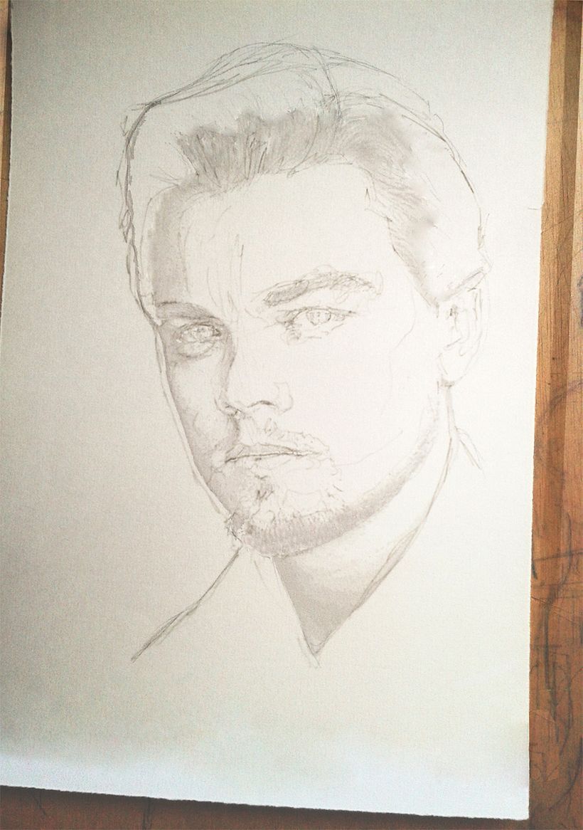 Portrait of Leonardo DiCaprio 1