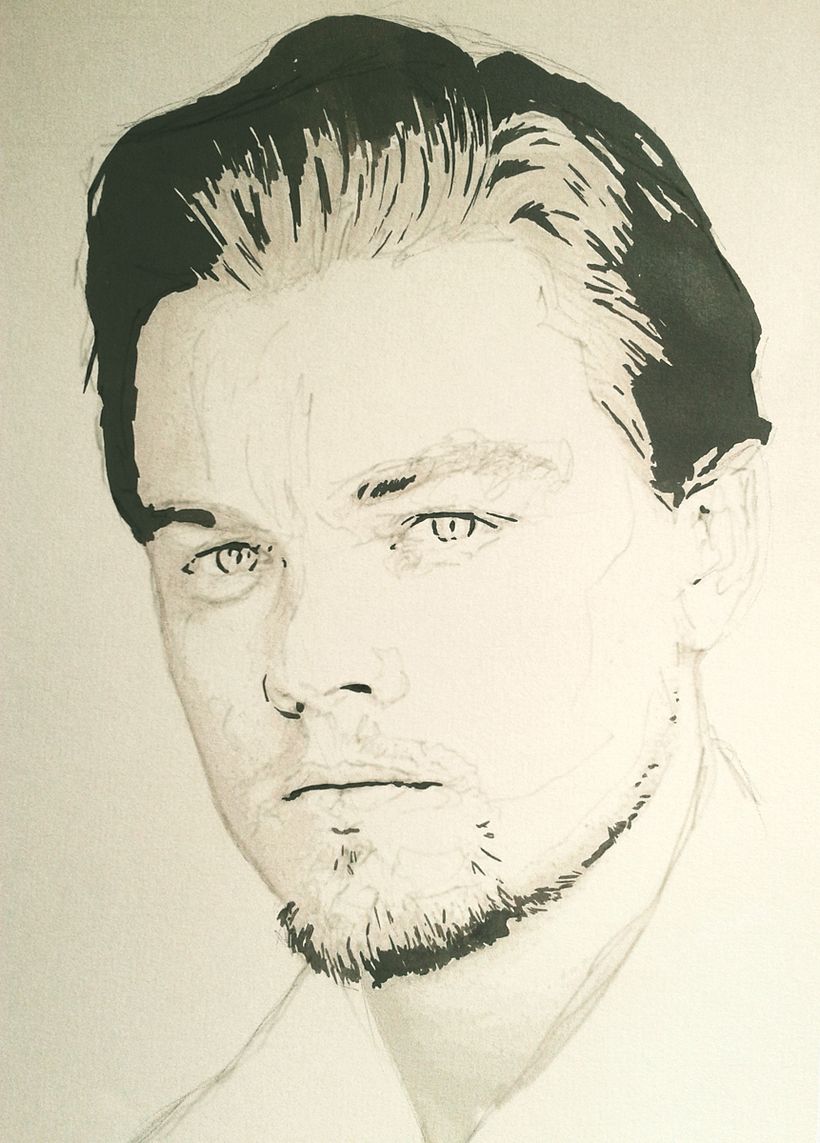 Portrait of Leonardo DiCaprio 3