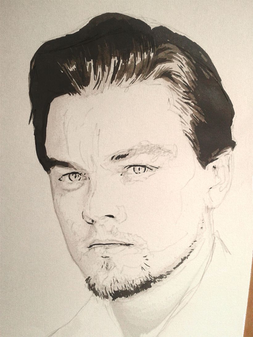 Portrait of Leonardo DiCaprio 4