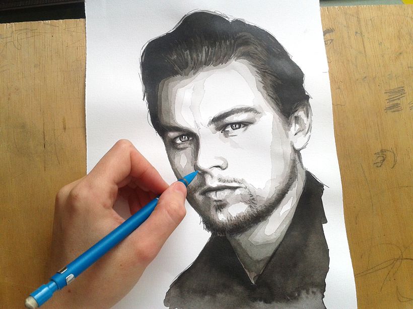 Portrait of Leonardo DiCaprio 14