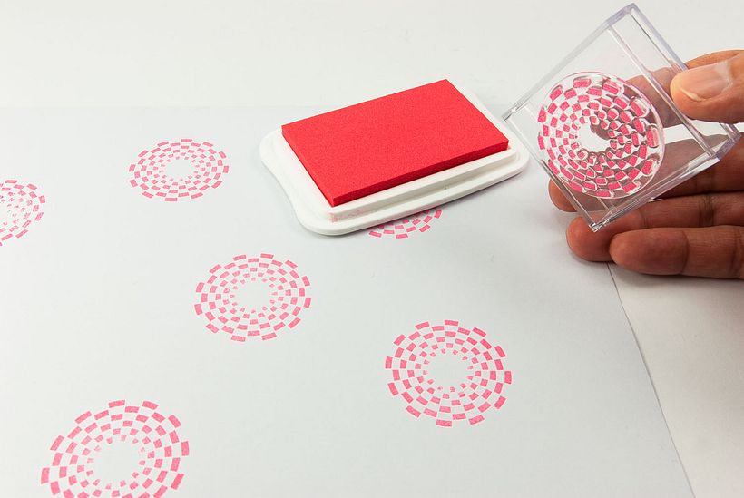 Timbri trasparenti circolari 14