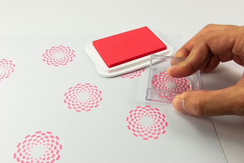 Timbri trasparenti circolari 15