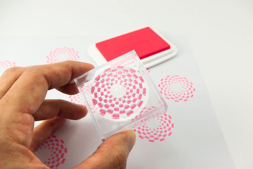 Timbri trasparenti circolari 17