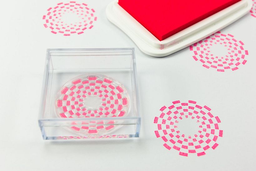 Timbri trasparenti circolari 18