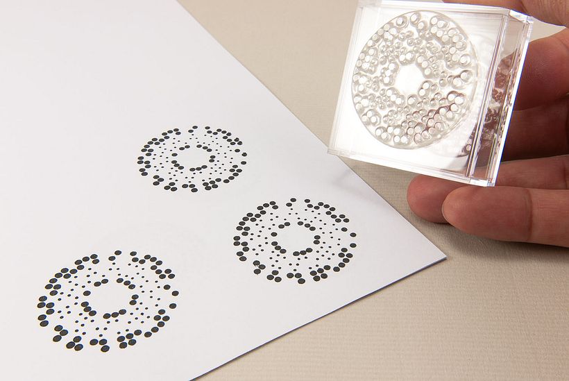 Timbri trasparenti circolari 19