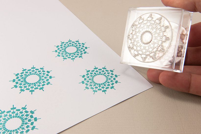 Timbri trasparenti circolari 20