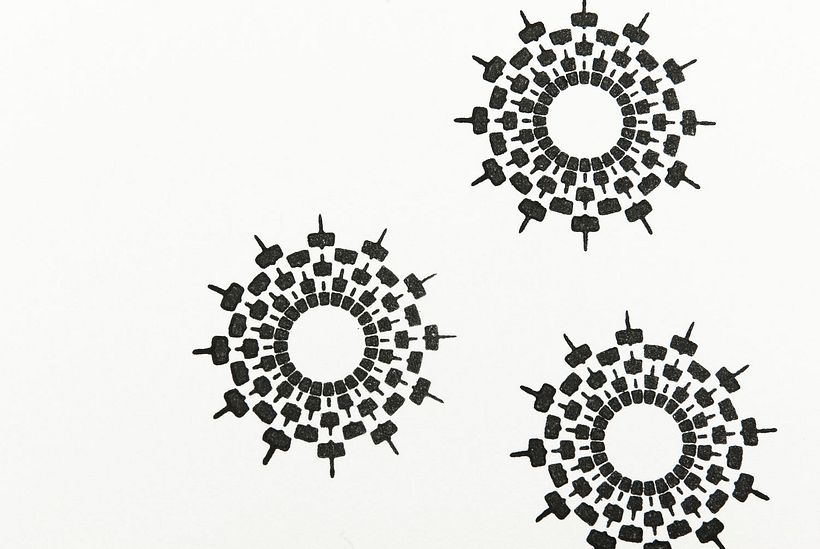 Timbri trasparenti circolari 26