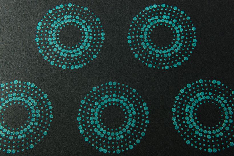 Timbri trasparenti circolari 28