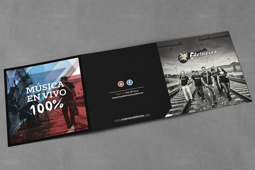 Tríptico Orquesta Edelweiss 2