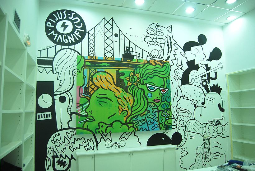 Lienzo+ Mural para tienda 1