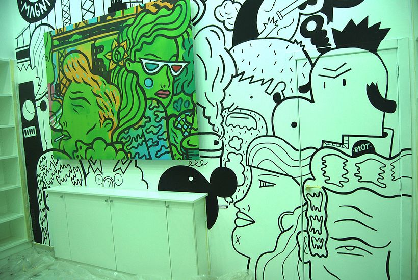 Lienzo+ Mural para tienda 6