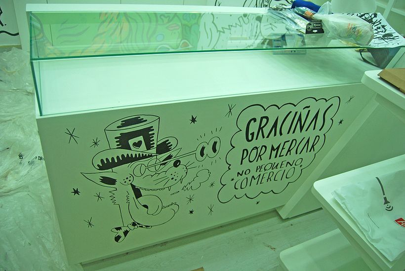 Lienzo+ Mural para tienda 7