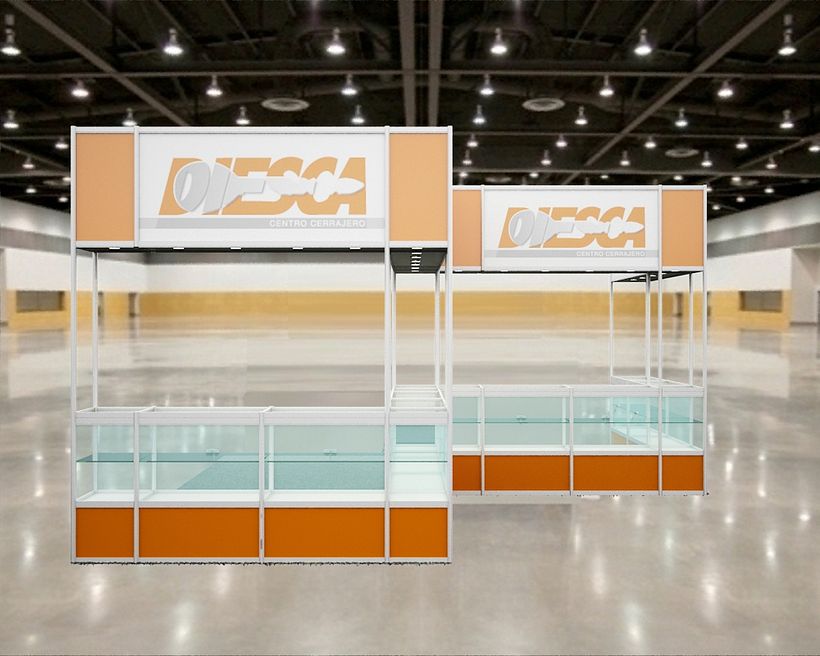 Stand para expo - 3D