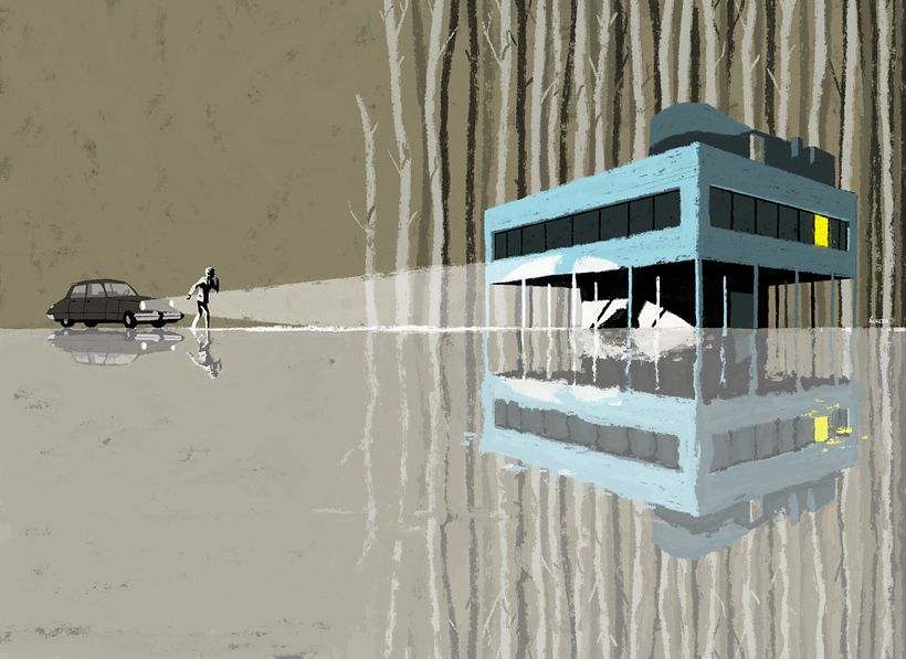 La Caída de la Casa Usher (Mi proyecto para el curso Ilustración, nudo y desenlace) 1