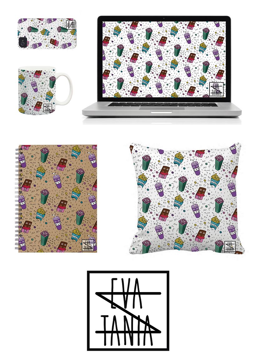 Estampado fast food -1