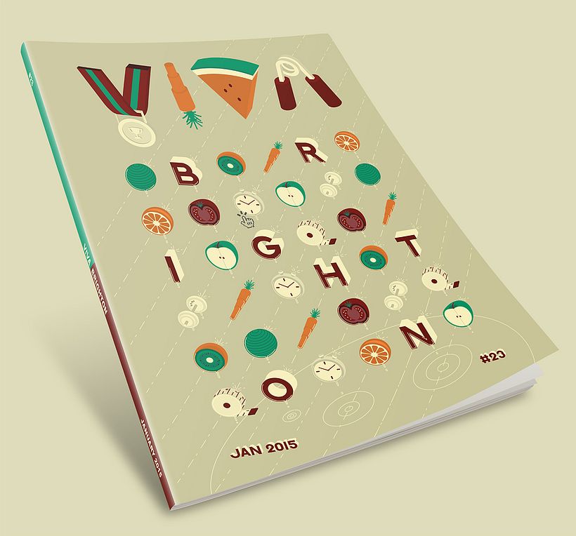 VIVA Magazine - Portada - Traditional illustration