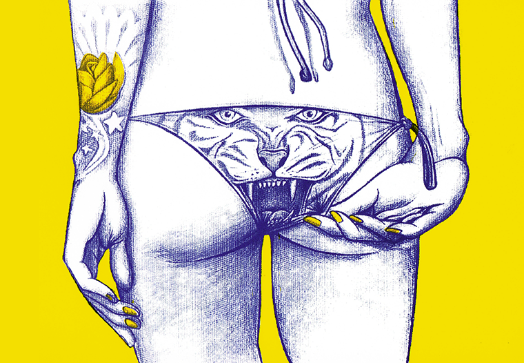BITE ME - Geleneksel illüstrasyon
