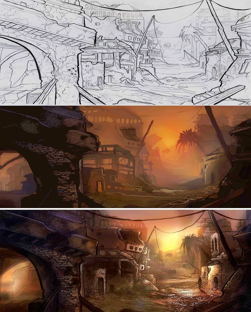 Design concept art. - Traditionelle Illustration