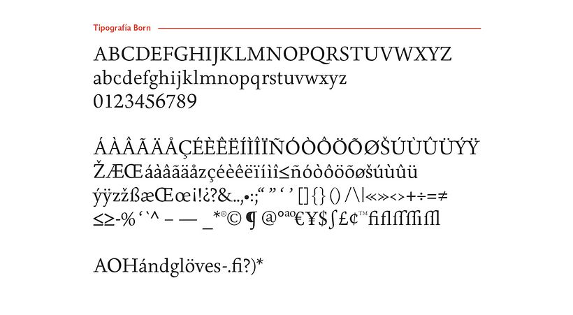 Born Tipografía 5