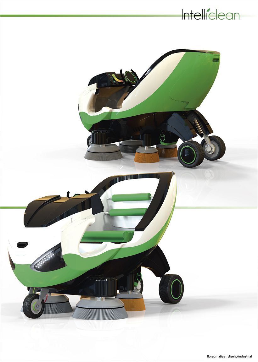 Diseño Barredora Industrial - Intelliclean -1