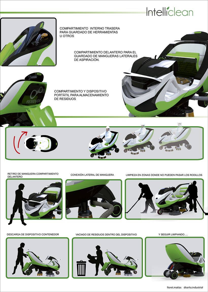 Diseño Barredora Industrial - Intelliclean 0