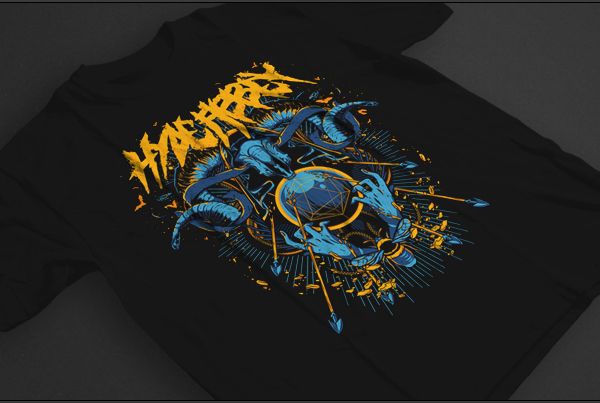 Hyde Abbey / Poster & t shirt illustration 1