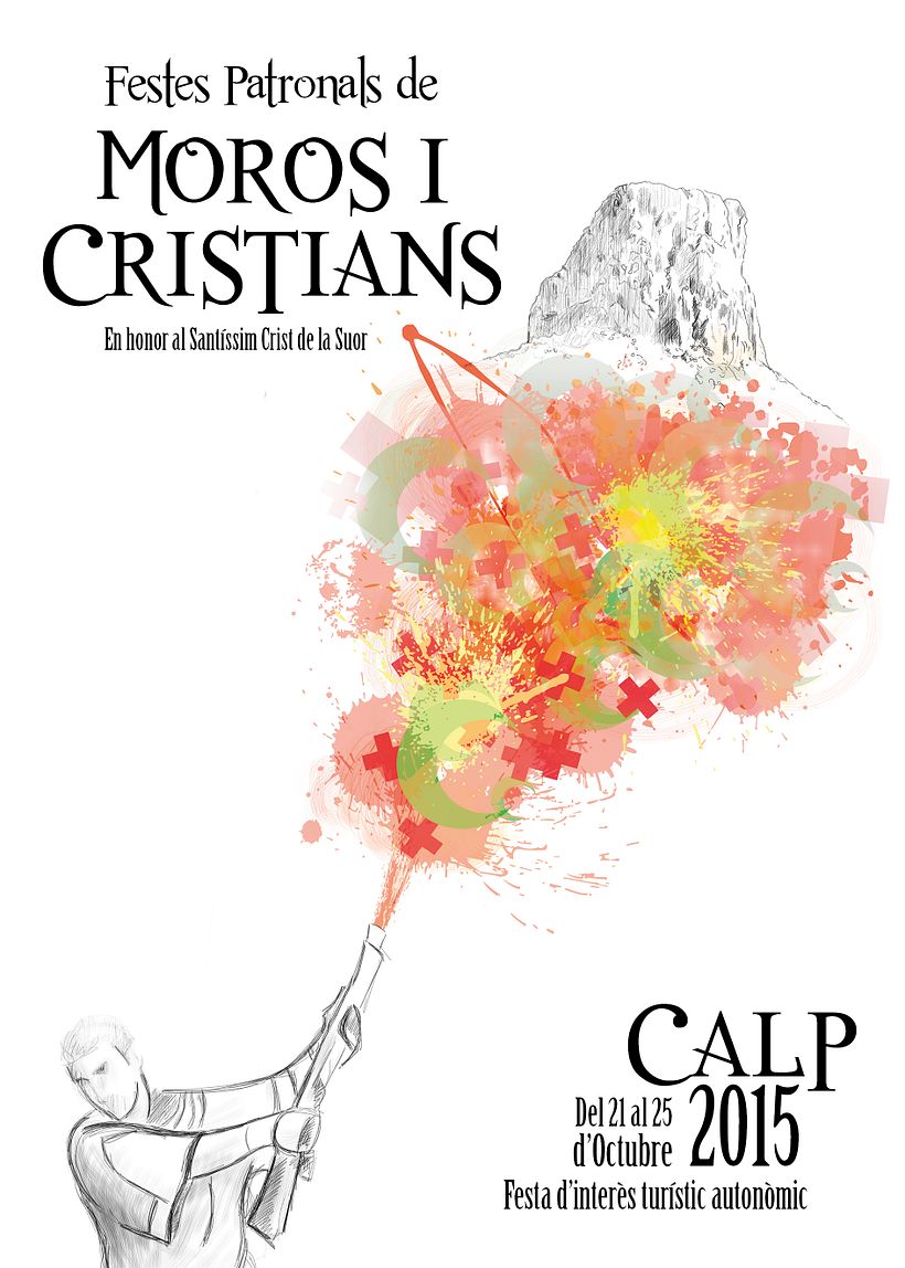 Cartel Moros i Cristians Calp -1