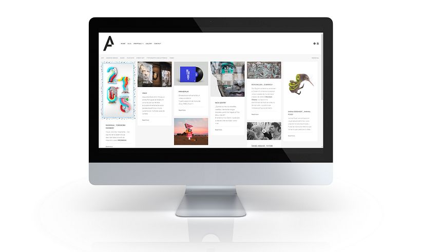 ART AND CUBE _ 'Creativity & Design' / Web 1