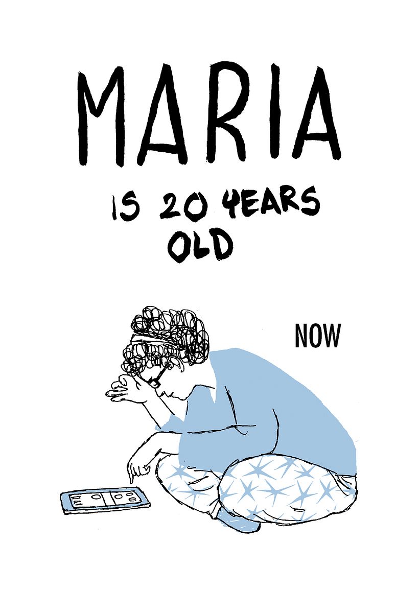 María cumple 20 años,una nueva novela gráfica 0