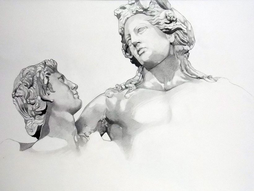Drawing of sculptures / Dibujos de esculturas 2