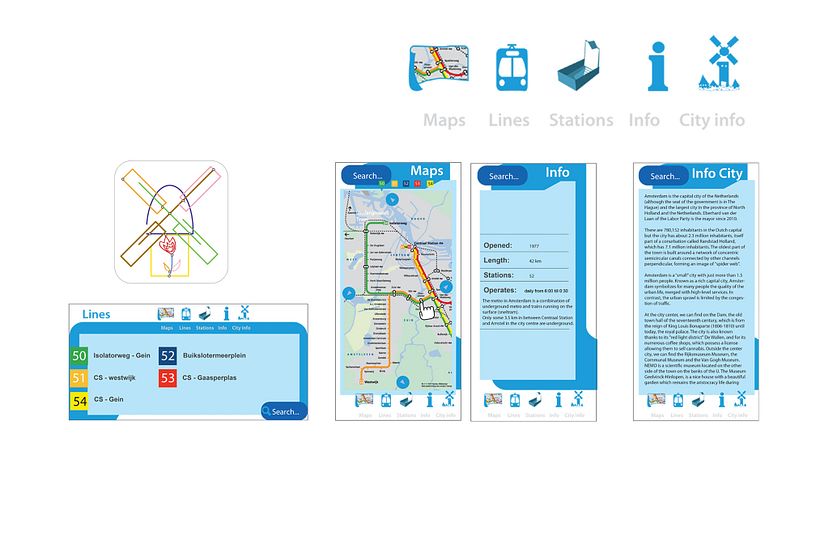 Proyectos de planos de metros 1