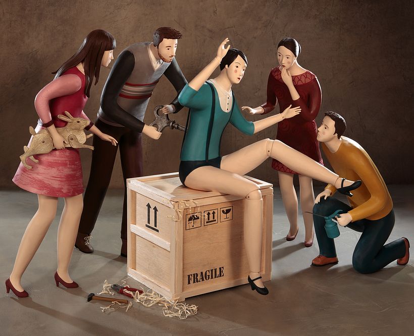 Ilustracje z plasteliną 8