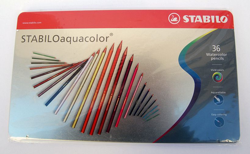 Caja de lápices acuarelables 2