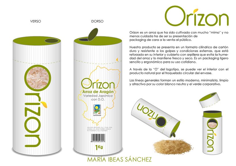 Creación de marca de arroz, identidad corporativa y diseño de packaging -  Branding en identiteit