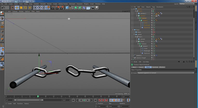 Cadenas rotas con C4D 1