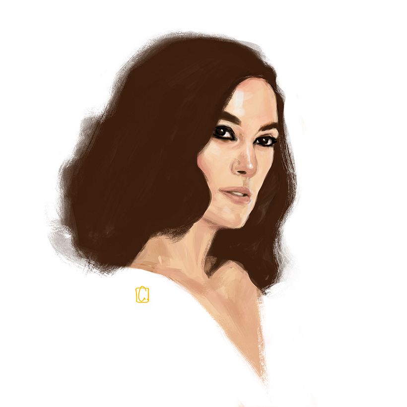 Retratos Febrero - Ilustración tradicional