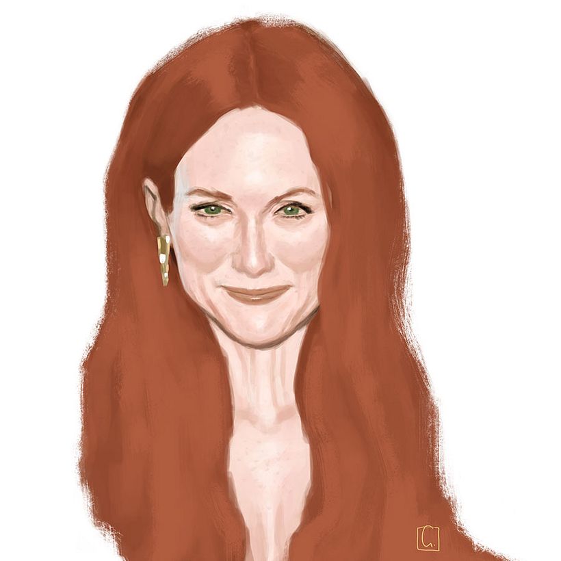 Retratos Febrero - Ilustración tradicional
