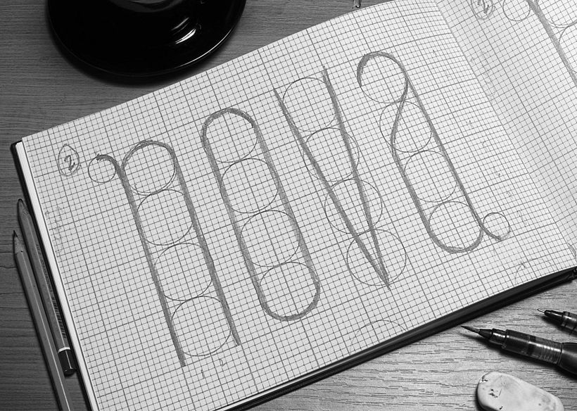 Baba Skyline, tipografía diseñada por Bárbara Pérez 1