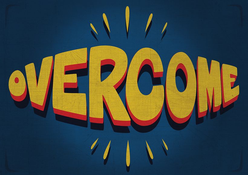 OVERCOME - Lettering -1