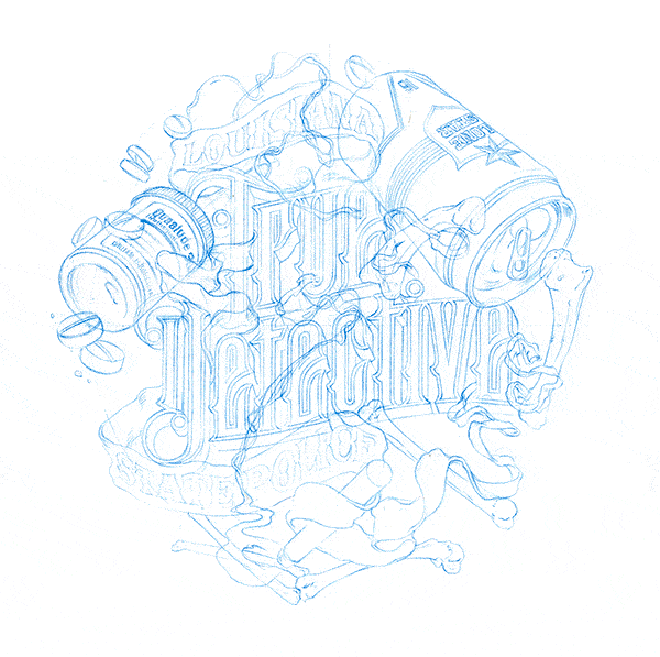 True Detective Lettering - Design