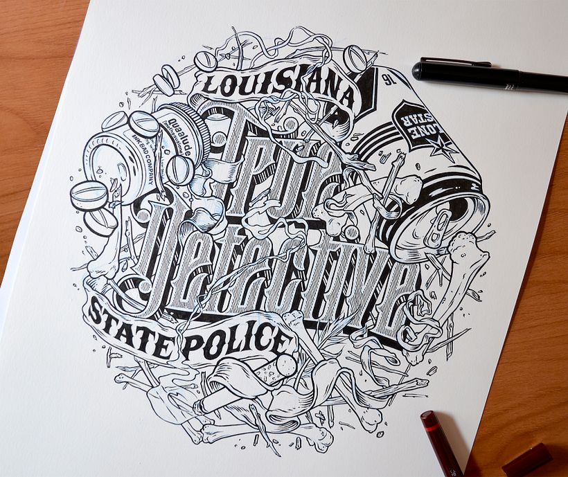 True Detective Lettering - Design