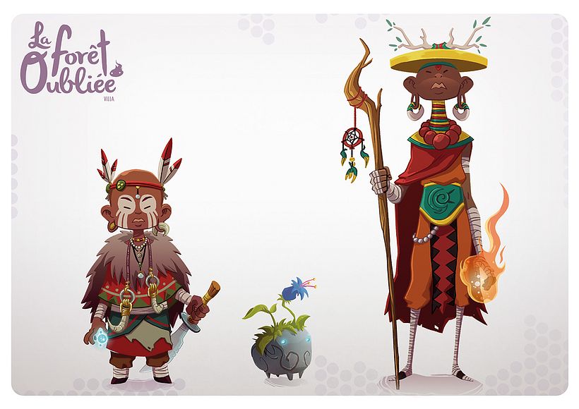 "La Forêt Oubliée" characters 2