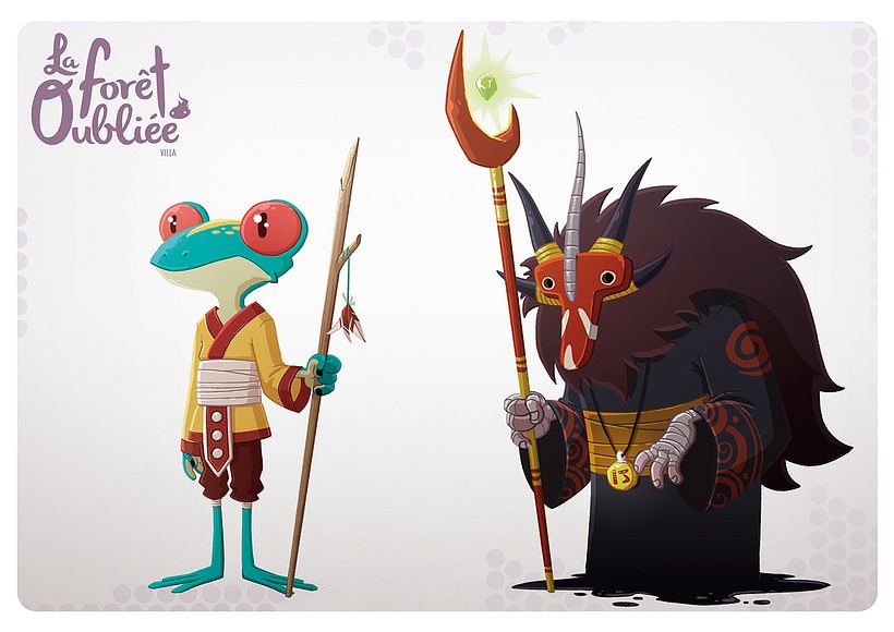"La Forêt Oubliée" characters 4